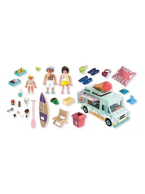 Camion vendeur de glaces & 3 personnages - Kiabi