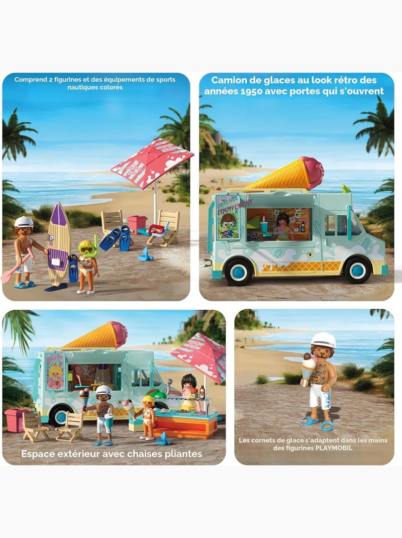 Camion vendeur de glaces & 3 personnages N/A - Kiabi