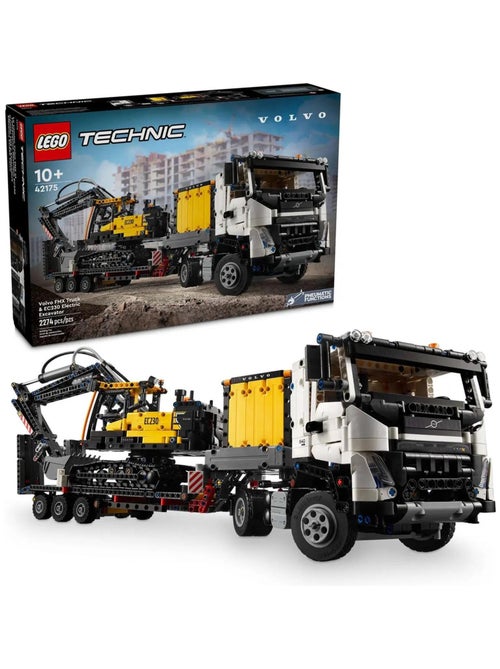 Camion Volvo FMX et pelleteuse électrique EC230 - Kiabi
