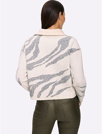 Camionneur Tricot Jacquard élégant - Taille Standard - Helline