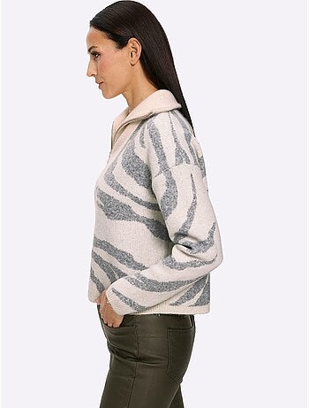 Camionneur Tricot Jacquard élégant - Taille Standard - Helline