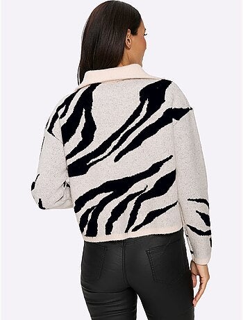 Camionneur Tricot Jacquard élégant - Taille Standard - Helline