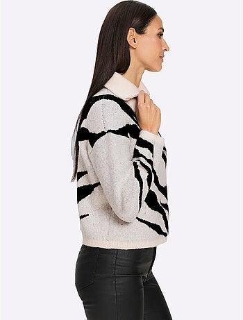 Camionneur Tricot Jacquard élégant - Taille Standard - Helline
