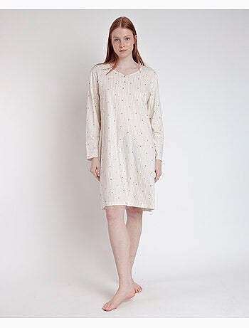 Camisole à manches longues à rayures et étoiles pour femme ADMAS CLASSIC