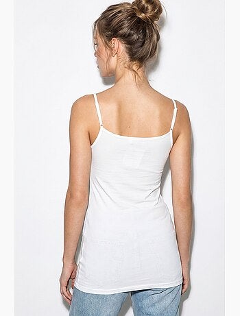 Camisole en coton à encolure carrée lucci