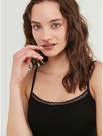 Camisole fine à bretelles penti