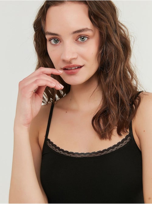 Camisole fine à bretelles penti - Kiabi