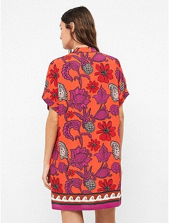 Camisole légère avec imprimé floral tropical