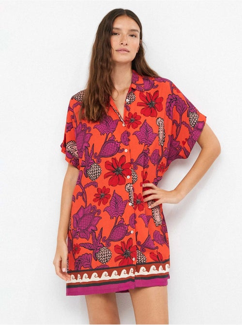Camisole légère avec imprimé floral tropical - Kiabi Camisole légère avec imprimé floral tropical - Kiabi