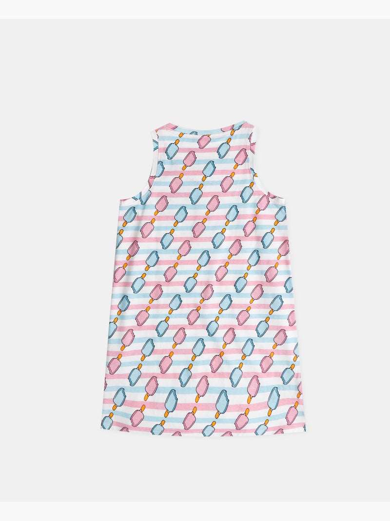 Camisole sans manches ADMAS Ice Cream pour filles Rose - Kiabi