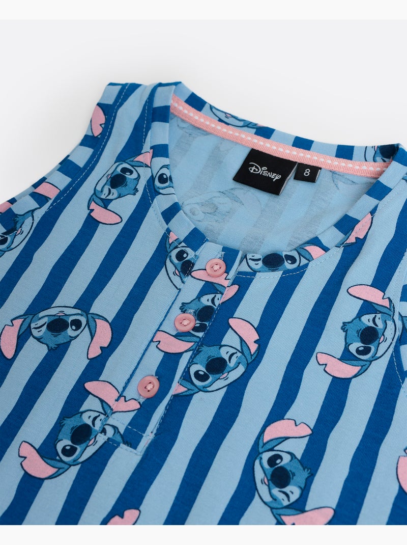 Camisole sans manches Stitch Waves pour filles de Disney Bleu - Kiabi