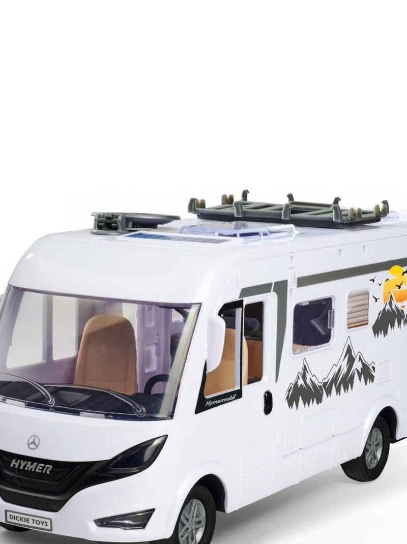 Camping-car miniature 30 cm - dépliable avec nombreux accessoires N/A - Kiabi