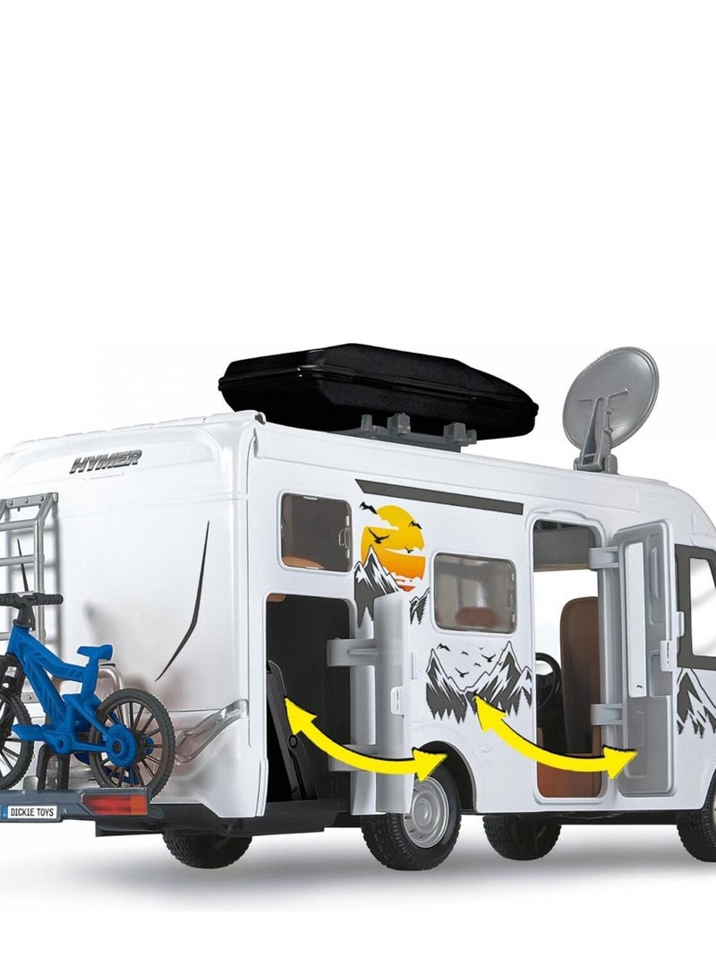 Camping-car miniature 30 cm - dépliable avec nombreux accessoires N/A - Kiabi