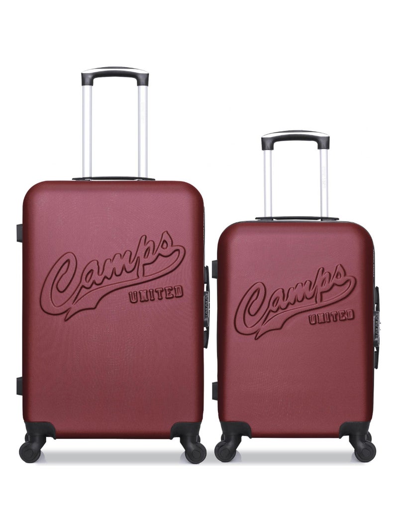 CAMPS UNITED - Lot de 2 - Valise weekend et valise cabine COLUMBIA Bordeaux - Kiabi