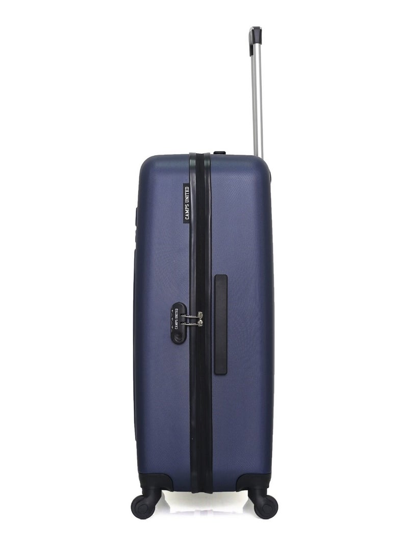 CAMPS UNITED - Set de 4 Valises BERKELEY-M 75 cm 4 Roues Bleu marine - Kiabi