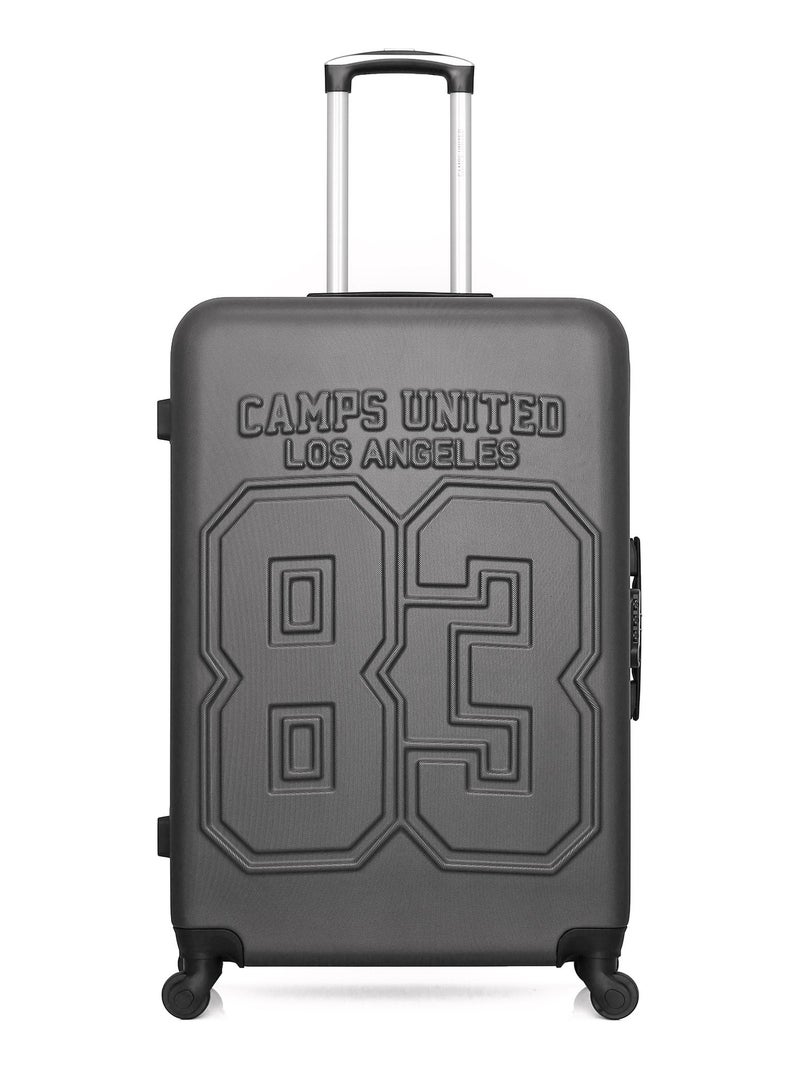 CAMPS UNITED - Set de 4 Valises BERKELEY-M 75 cm 4 Roues Gris foncé - Kiabi