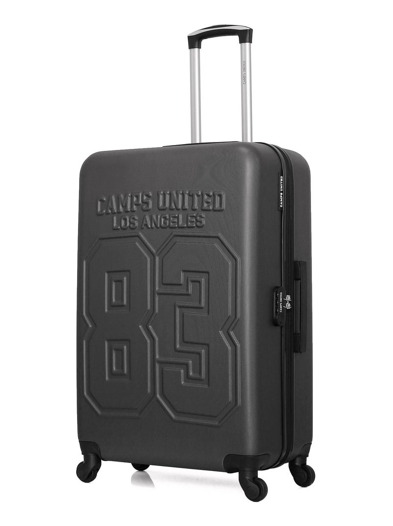 CAMPS UNITED - Set de 4 Valises BERKELEY-M 75 cm 4 Roues Gris foncé - Kiabi