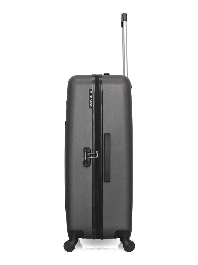 CAMPS UNITED - Set de 4 Valises BERKELEY-M 75 cm 4 Roues Gris foncé - Kiabi