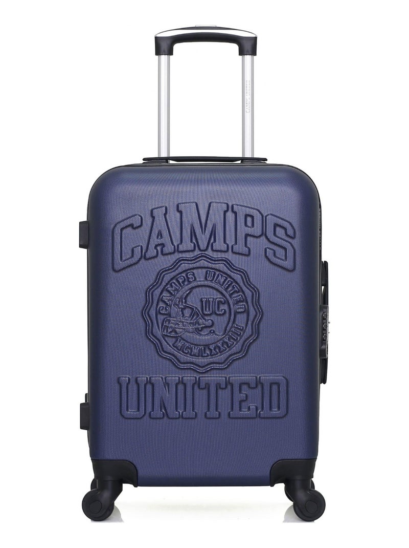 CAMPS UNITED - Valise Cabine ABS YALE 4 Roues 55 cm Bleu marine - Kiabi