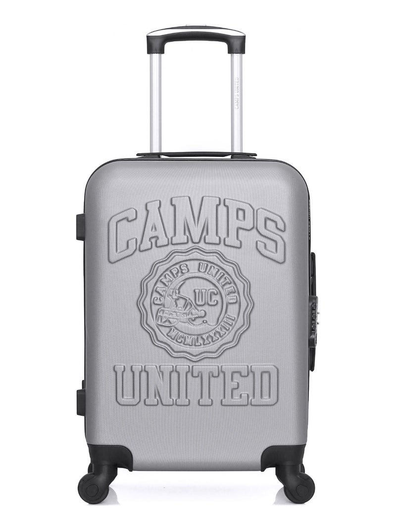 CAMPS UNITED - Valise Cabine ABS YALE 4 Roues 55 cm Gris - Kiabi