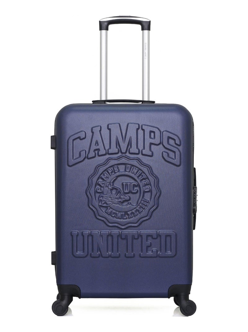 CAMPS UNITED - Valise Weekend ABS YALE 4 Roues 65 cm Bleu marine - Kiabi