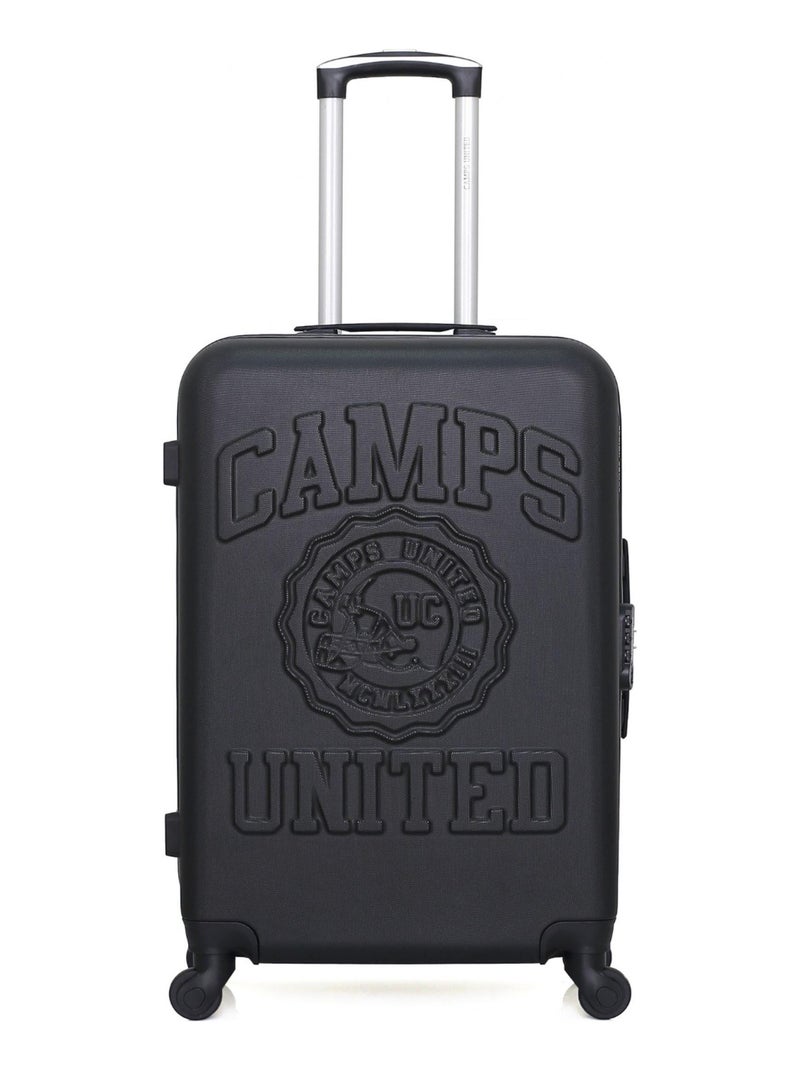 CAMPS UNITED - Valise Weekend ABS YALE 4 Roues 65 cm Noir - Kiabi