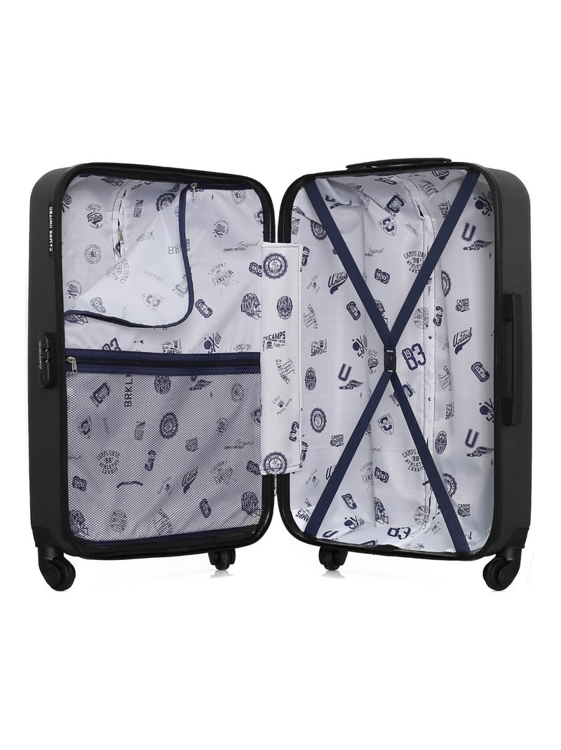 CAMPS UNITED - Valise Weekend YALE 65 cm 4 Roues Gris foncé - Kiabi