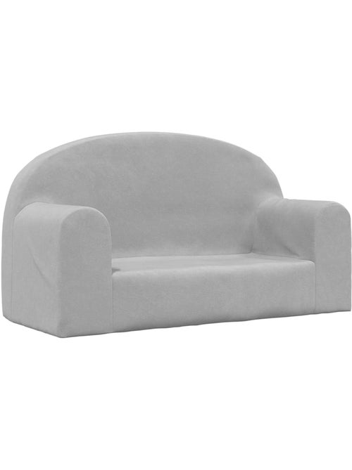 Canapé 2 places en peluche pour enfants housse amovible lavable - vidaxl - Kiabi