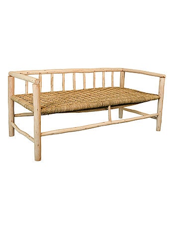 Canapé bois naturel Asilah