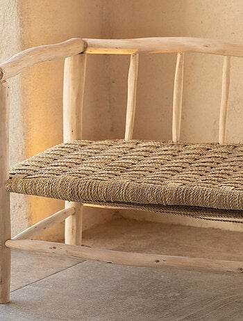 Canapé bois naturel Asilah