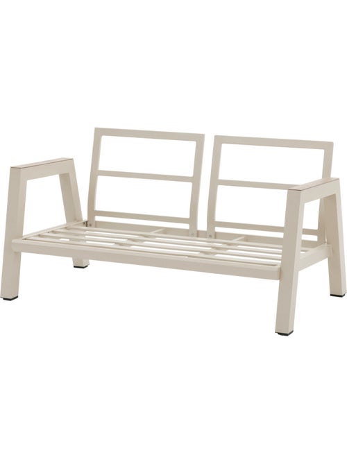 Canapé de jardin 2 places en aluminium AXIOME - Kiabi Canapé de jardin 2 places en aluminium AXIOME - Kiabi