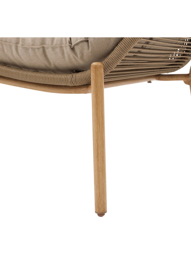 Canapé de jardin 2 places MELOANE Beige - Kiabi