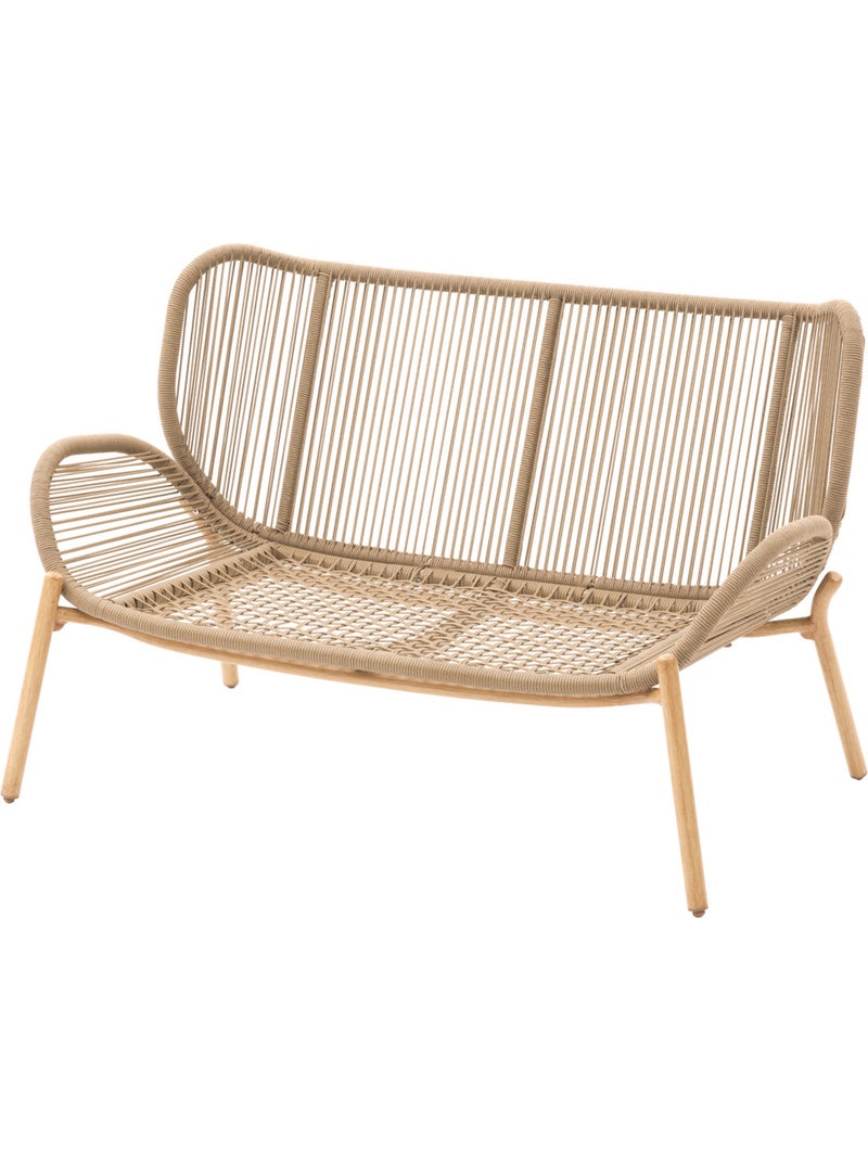 Canapé de jardin 2 places MELOANE Beige - Kiabi