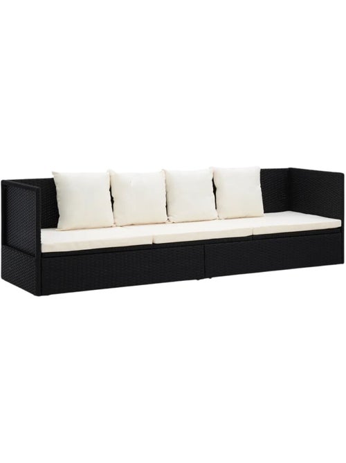 Canapé de jardin avec coussin et oreillers - Kiabi