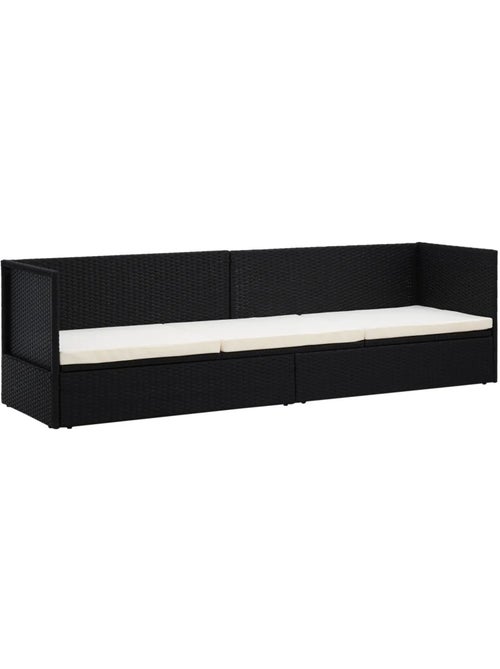Canapé de jardin avec coussin et oreillers - Kiabi