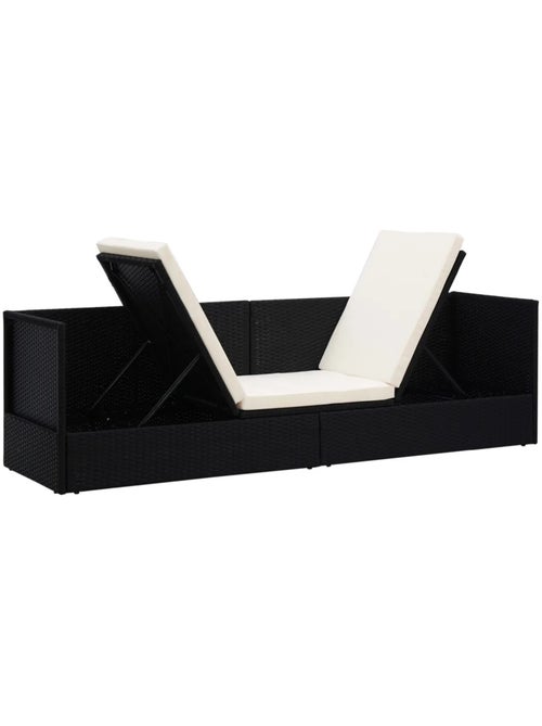 Canapé de jardin avec coussin et oreillers - Kiabi