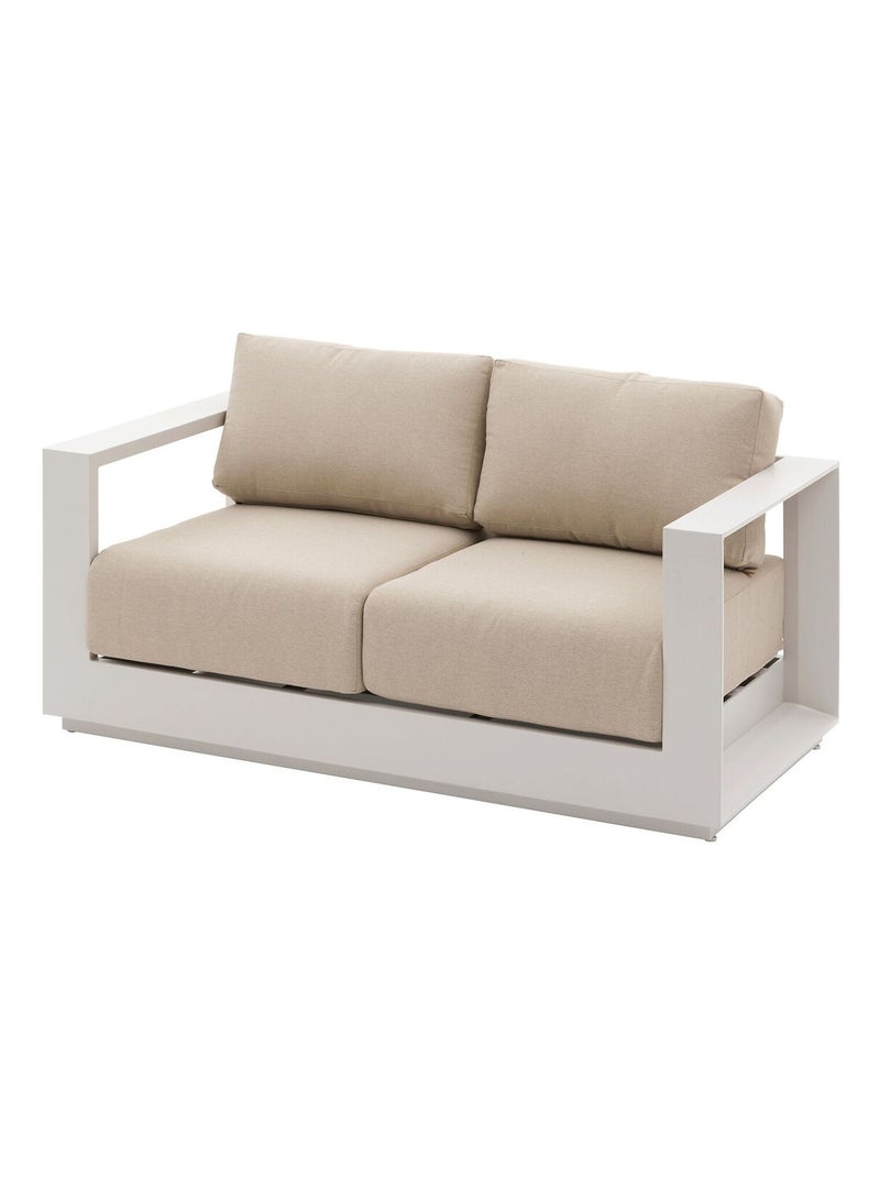 Canapé de jardin en aluminium 2 places ALLURE Beige - Kiabi