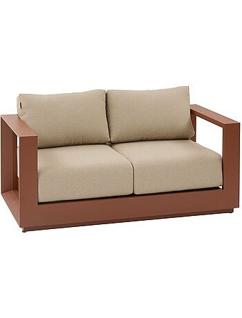 Canapé de jardin en aluminium 2 places ALLURE