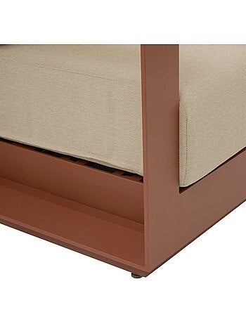 Canapé de jardin en aluminium 2 places ALLURE