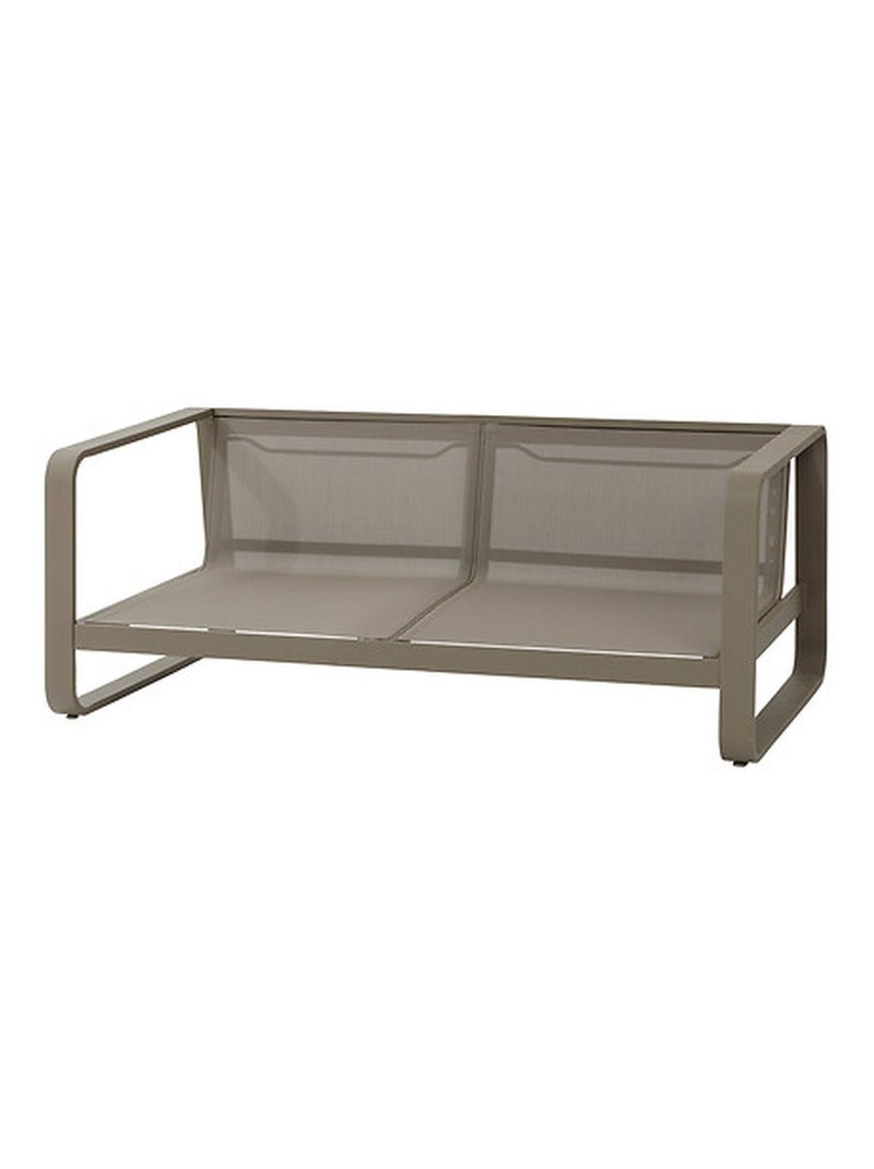 Canapé de jardin en aluminium 2 places DOMILLY Gris - Kiabi