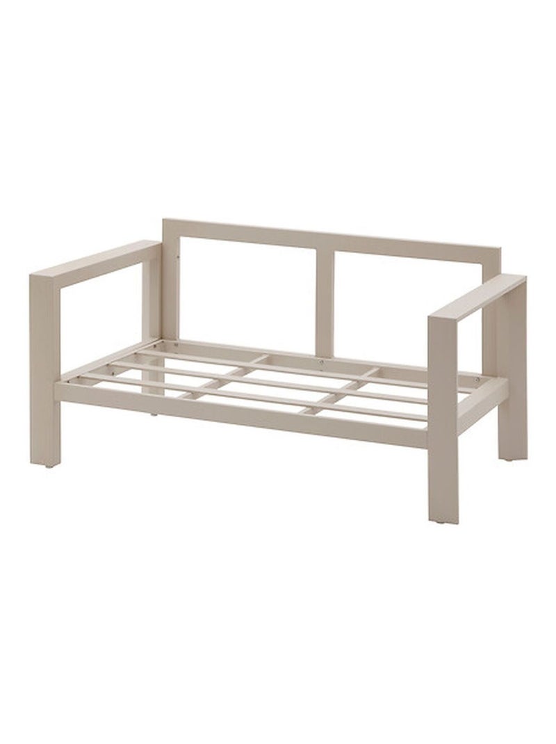 Canapé de jardin en aluminium 2 places EVASION Beige - Kiabi