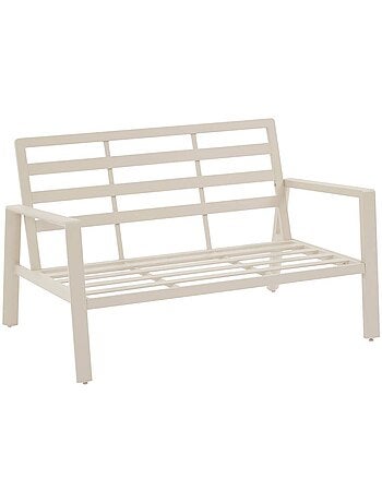 Canapé de jardin en aluminium 2 places LUZANE