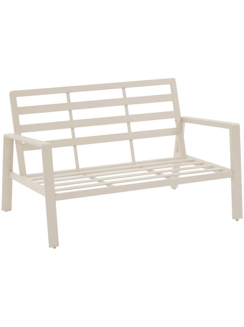 Canapé de jardin en aluminium 2 places LUZANE Beige - Kiabi