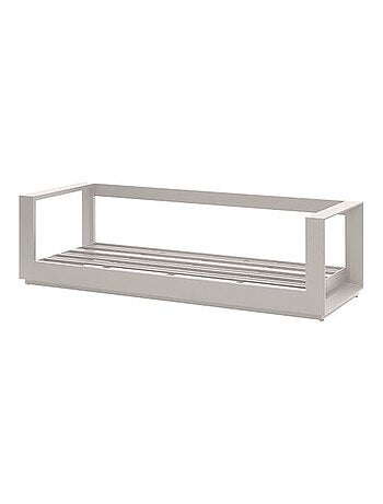 Canapé de jardin en aluminium 3 places ALLURE