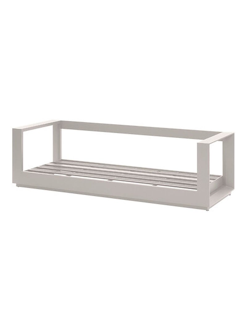 Canapé de jardin en aluminum 3 places ALLURE Beige - Kiabi