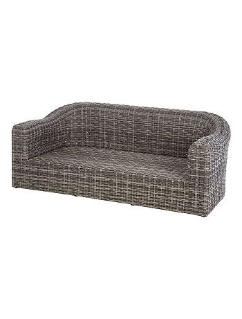 Canapé de jardin en résine tressée Moorea GM