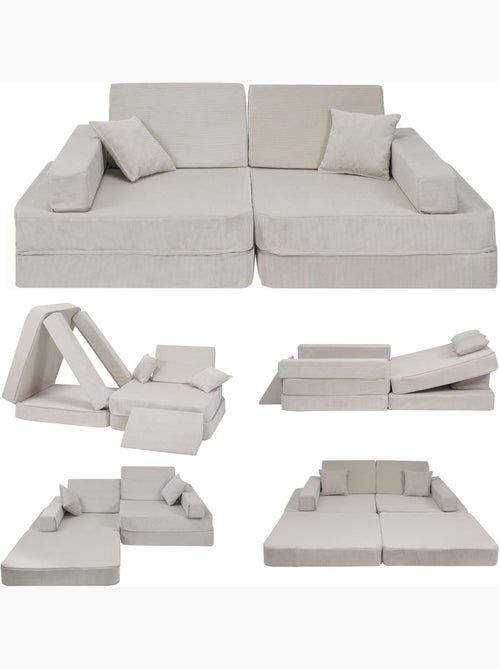 Canapé de jeu enfant convertible en lit d’appoint - Kiabi Canapé de jeu enfant convertible en lit d’appoint - Kiabi