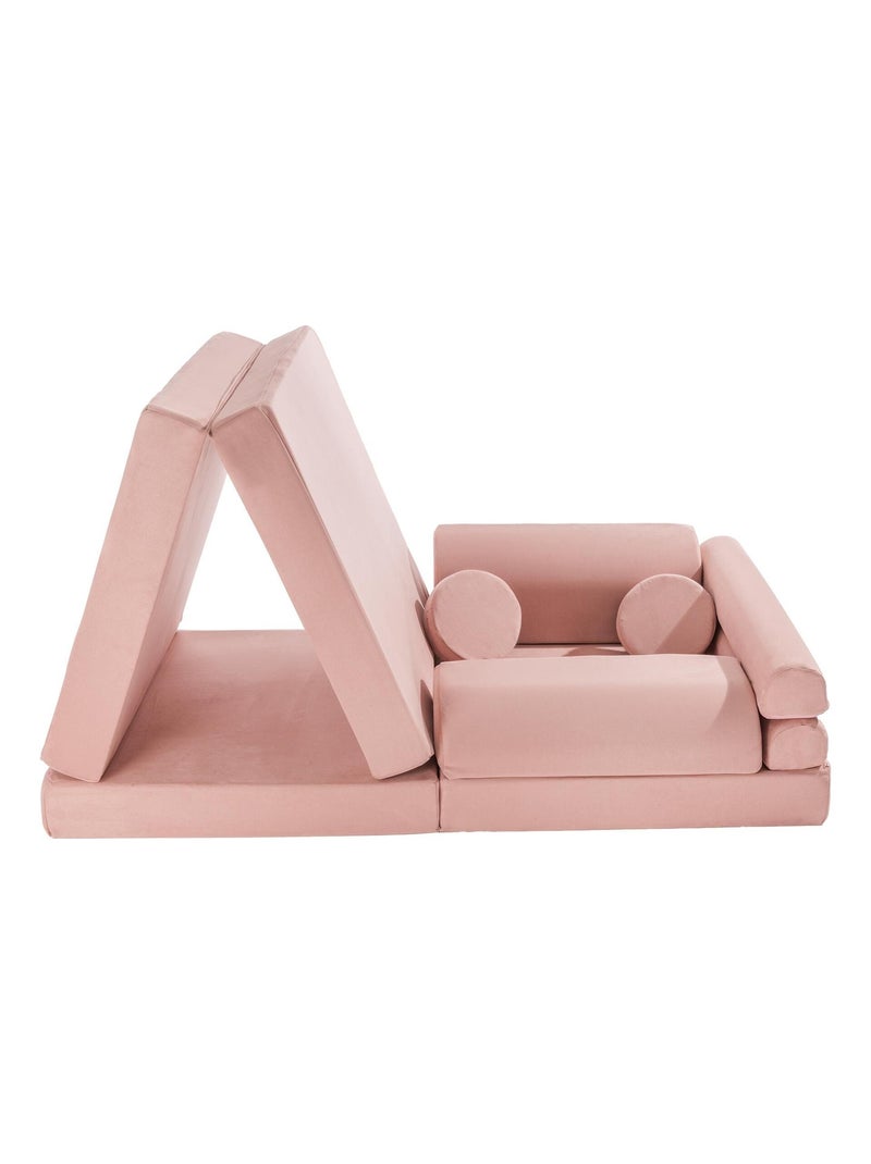 Canapé Enfant Convertible - Canape Dépliant et Confortable Beige - Kiabi