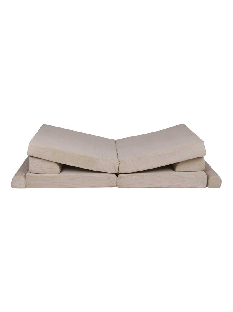 Canapé Enfant Convertible - Canape Dépliant et Confortable Beige - Kiabi