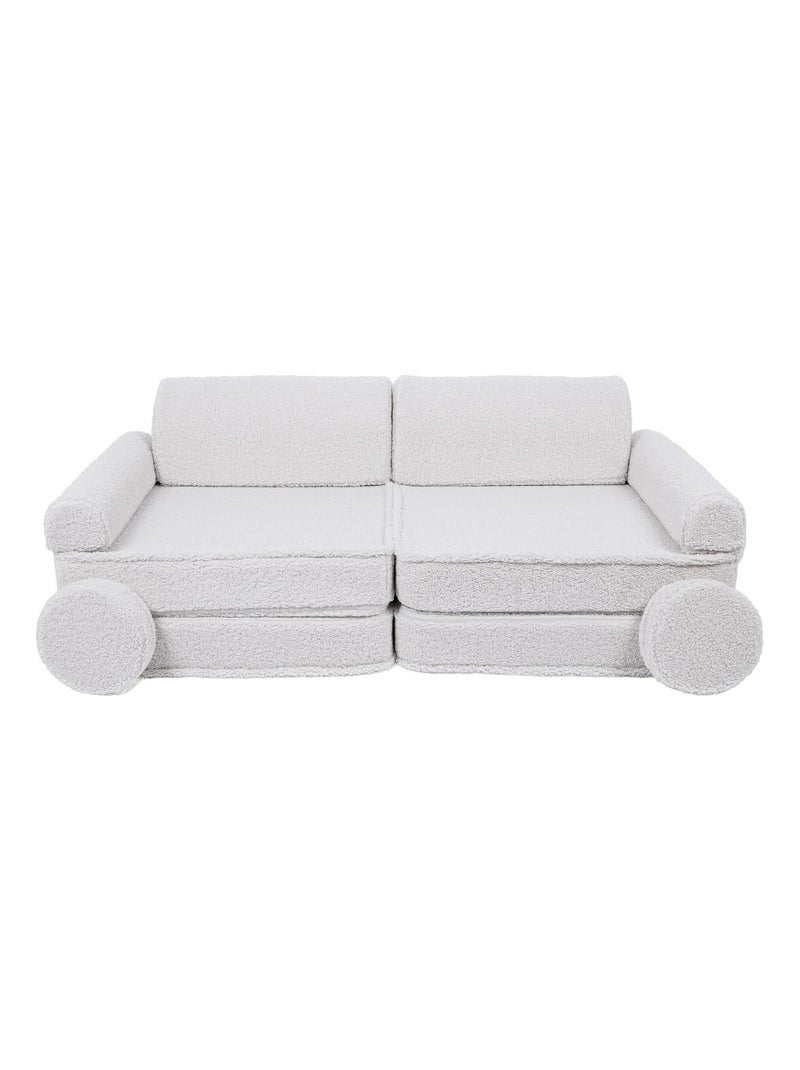 Canapé Enfant Convertible - Canape Dépliant et Confortable Blanc - Kiabi